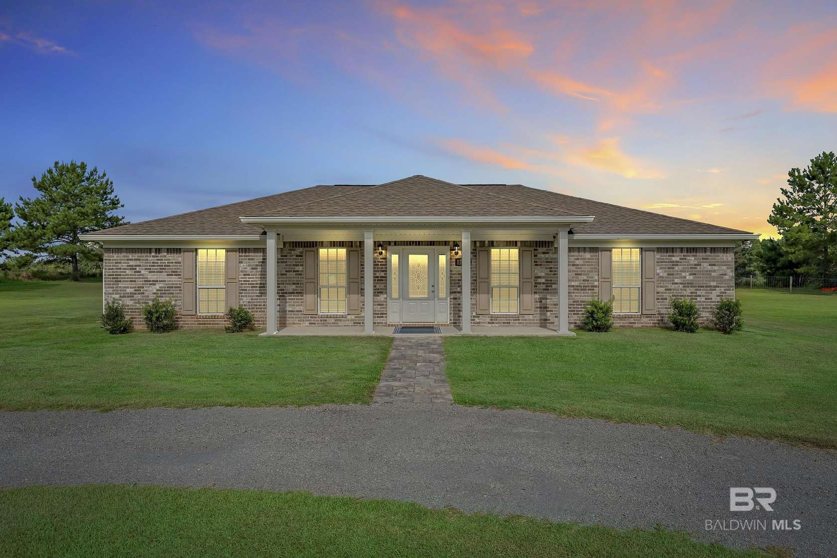 3.17 Acres of Land with Home for Sale in Elberta, Alabama