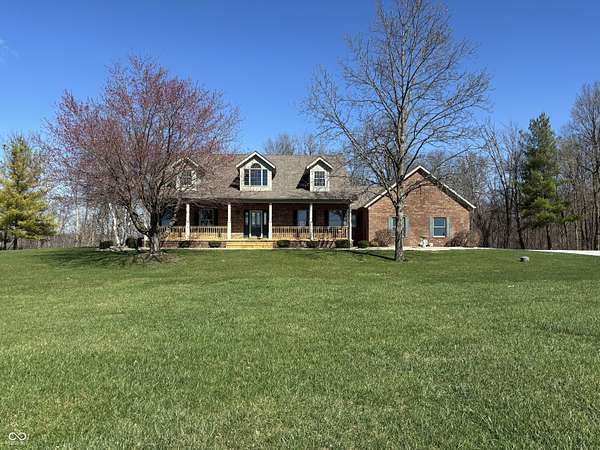 25.6 Acres of Recreational Land with Home for Sale in Milroy, Indiana