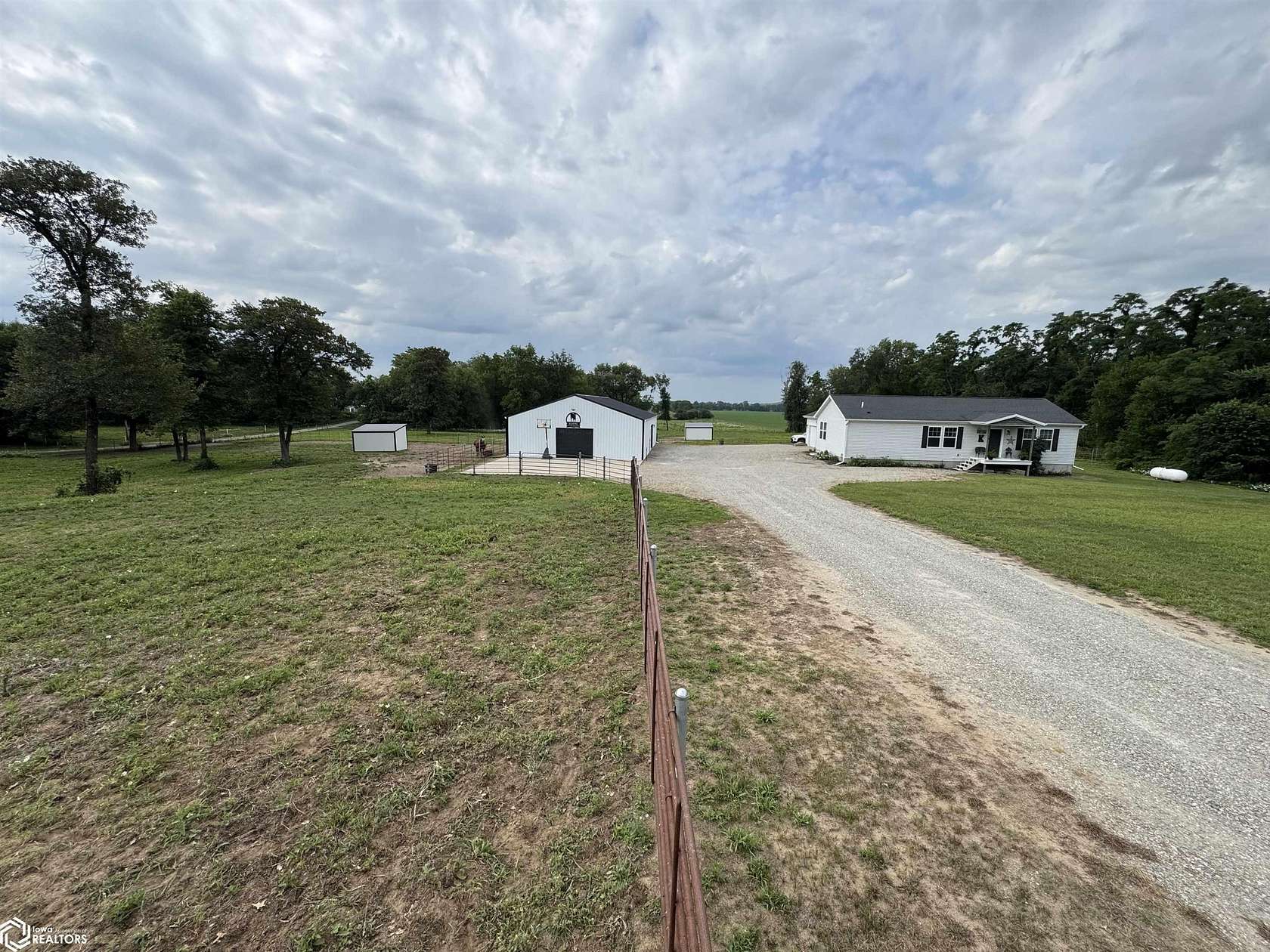 5 Acres of Land with Home for Sale in Columbus Junction, Iowa