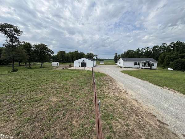 5 Acres of Land with Home for Sale in Columbus Junction, Iowa