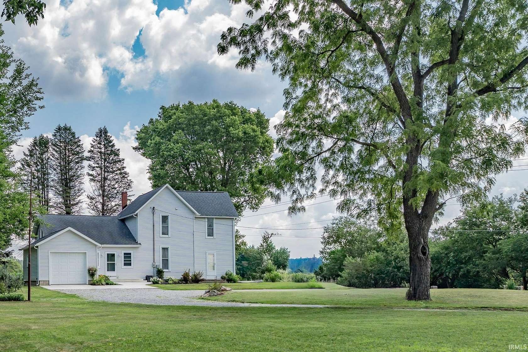9.88 Acres of Land with Home for Sale in Spencerville, Indiana