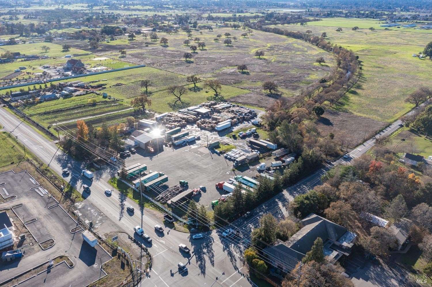 5.79 Acres of Commercial Land for Lease in Santa Rosa, California
