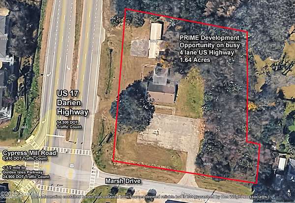 1.64 Acres of Improved Commercial Land for Sale in Brunswick, Georgia