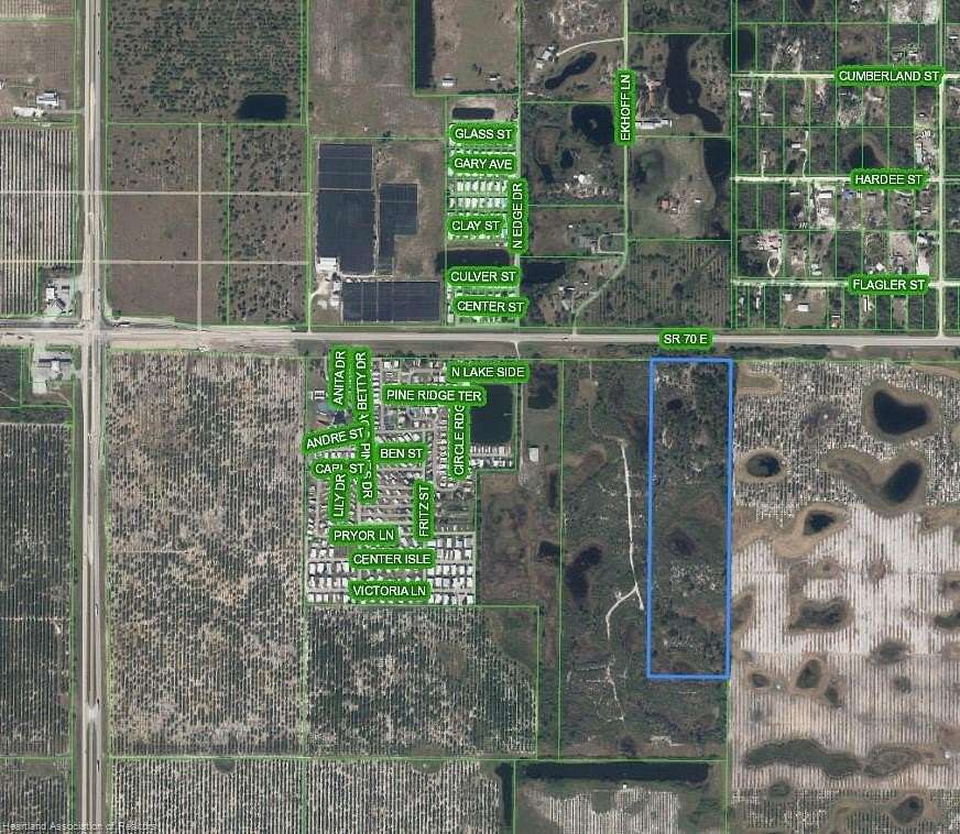 23 Acres of Commercial Land for Sale in Lake Placid, Florida