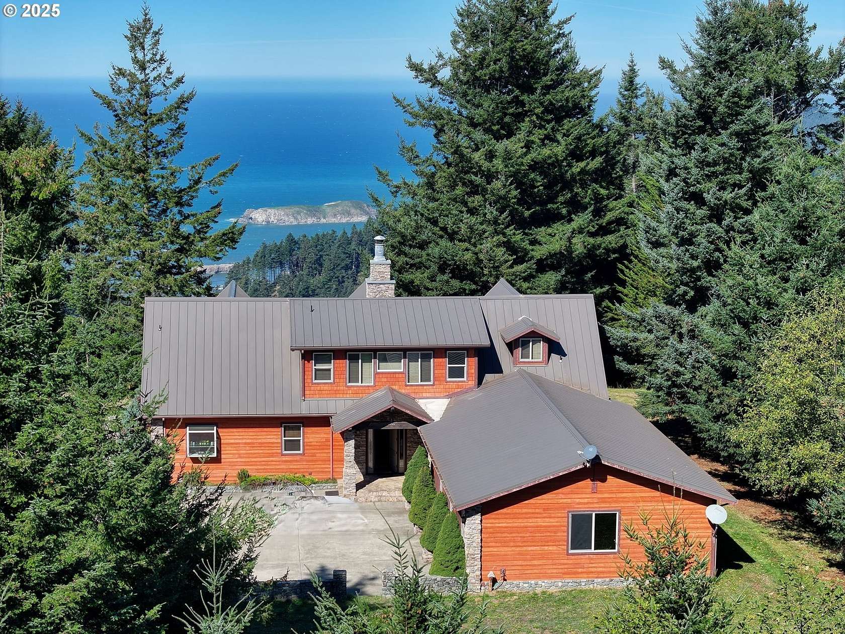 354 Acres of Recreational Land with Home for Sale in Gold Beach, Oregon