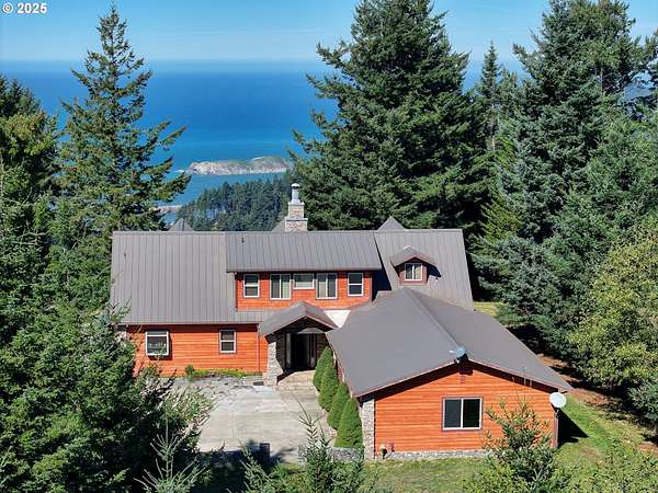 354 Acres of Recreational Land with Home for Sale in Gold Beach, Oregon
