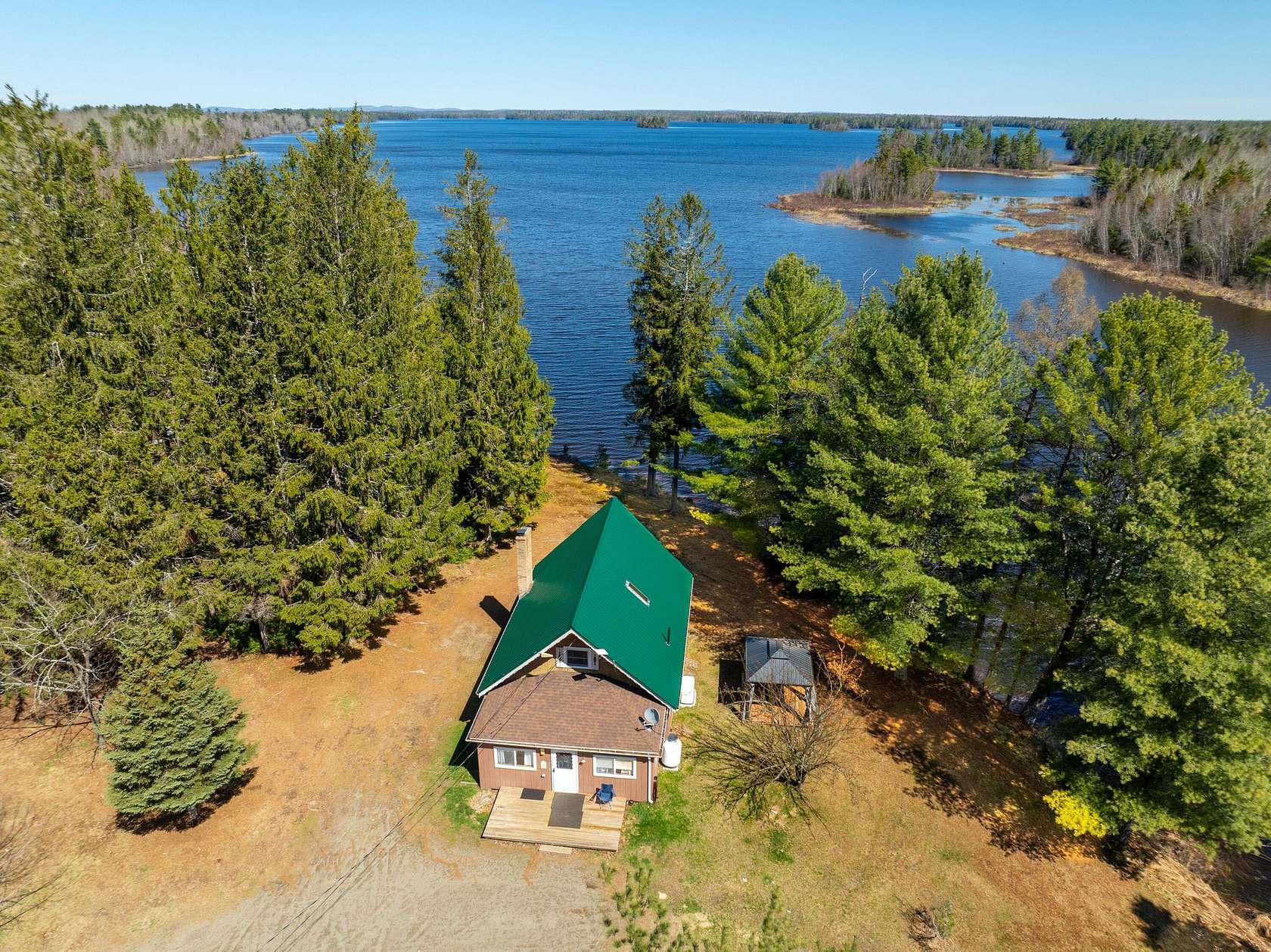 6.64 Acres of Land with Home for Sale in Baileyville Town, Maine
