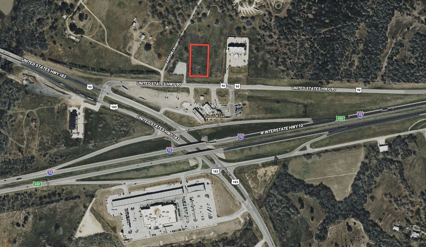 1.6 Acres of Commercial Land for Sale in Luling, Texas