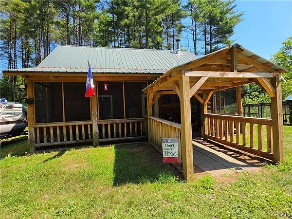10.3 Acres of Recreational Land with Home for Sale in Natural Bridge, New York