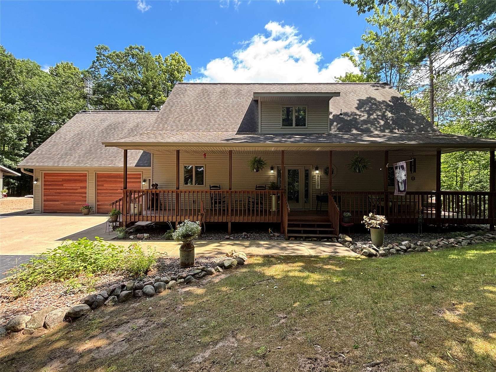 34 Acres of Recreational Land with Home for Sale in New Auburn, Wisconsin