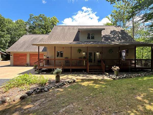 34 Acres of Recreational Land with Home for Sale in New Auburn, Wisconsin
