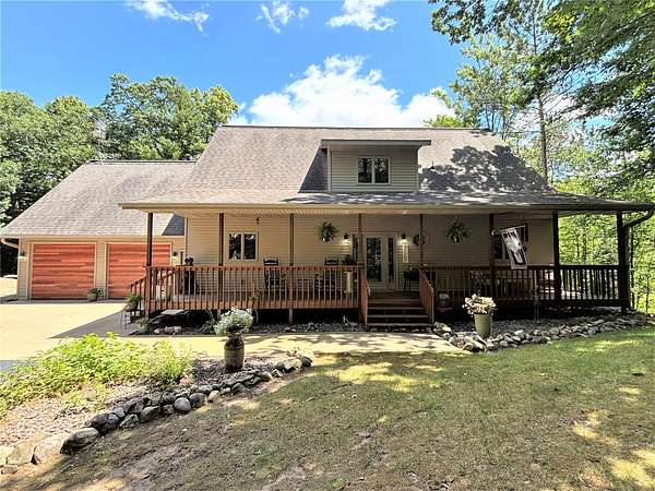34 Acres of Recreational Land with Home for Sale in New Auburn, Wisconsin