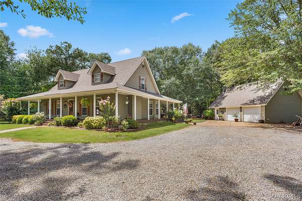 4.69 Acres of Land with Home for Sale in Elmore, Alabama