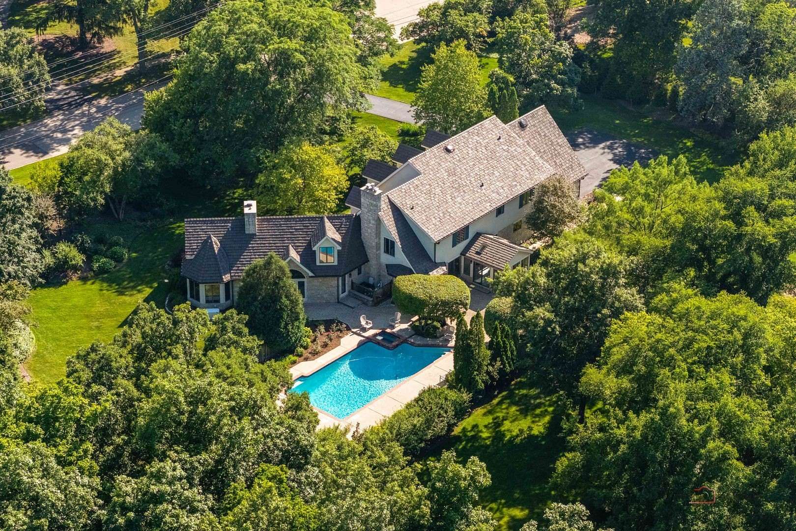1.5 Acres of Land with Home for Sale in Lake Forest, Illinois