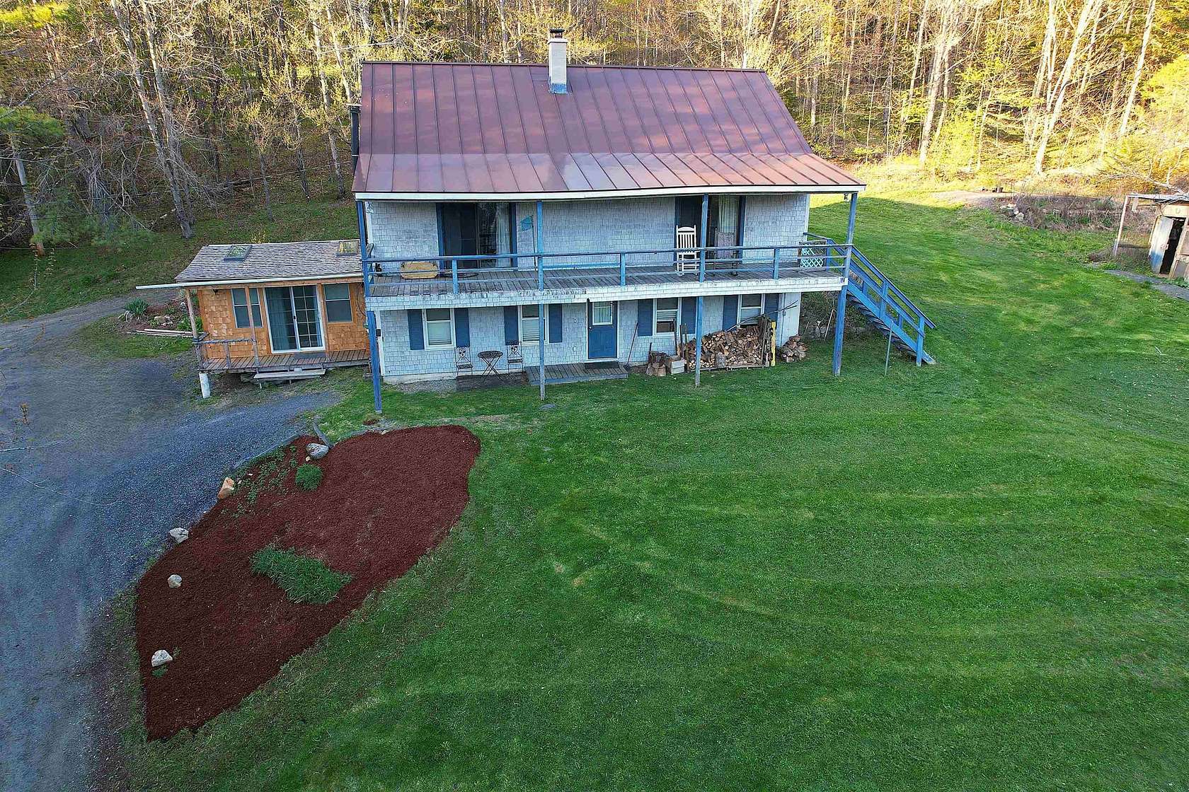 4.9 Acres of Land with Home for Sale in Braintree Town, Vermont