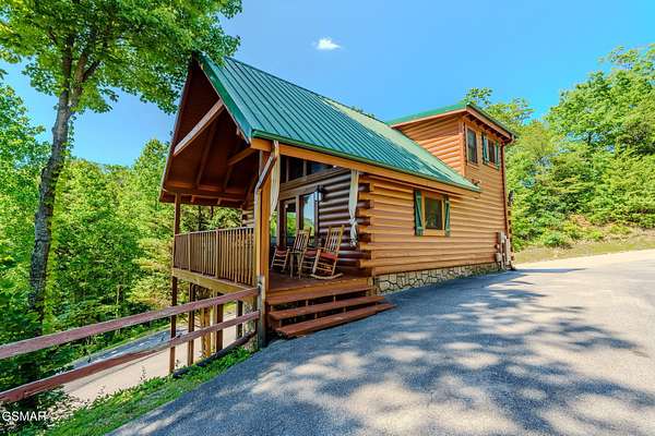 36.5 Acres of Recreational Land with Home for Sale in Gatlinburg, Tennessee