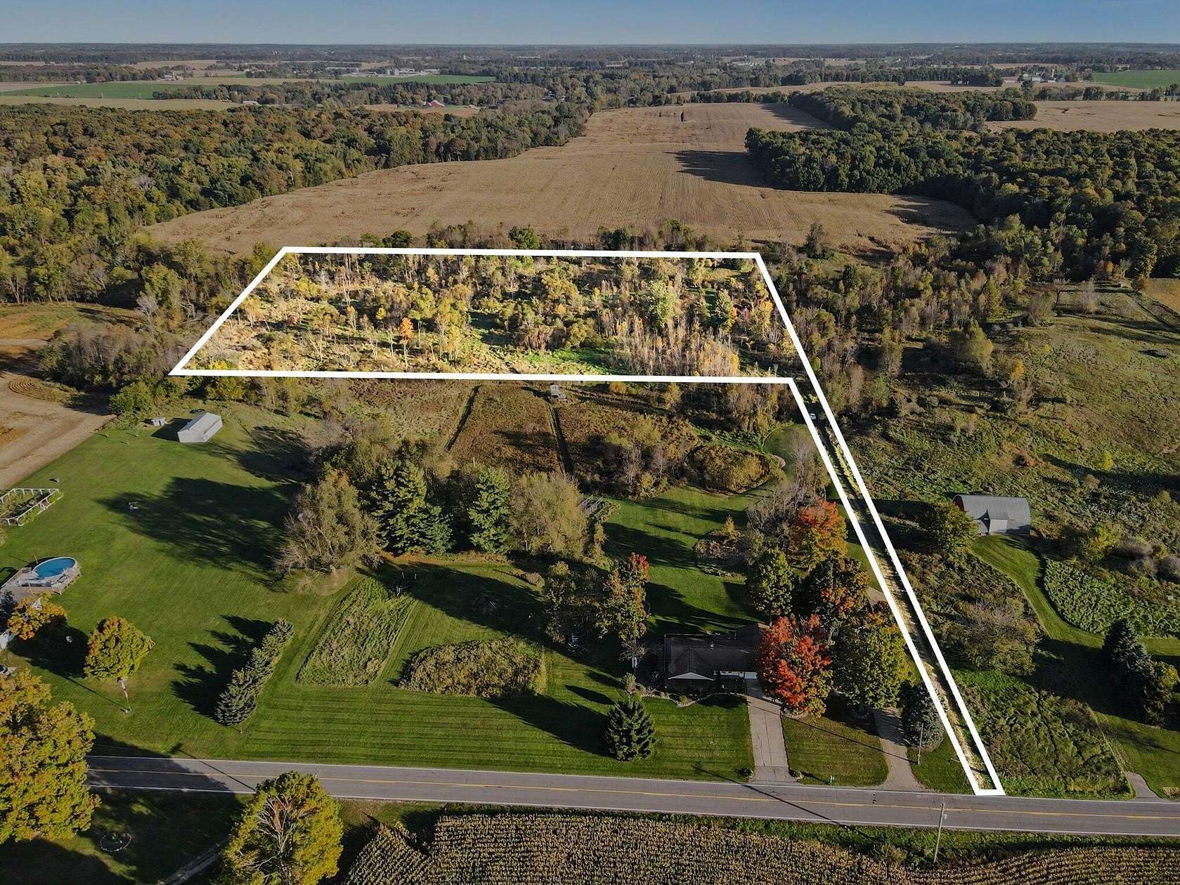 11.3 Acres of Recreational & Residential Land for Sale in Alto, Michigan