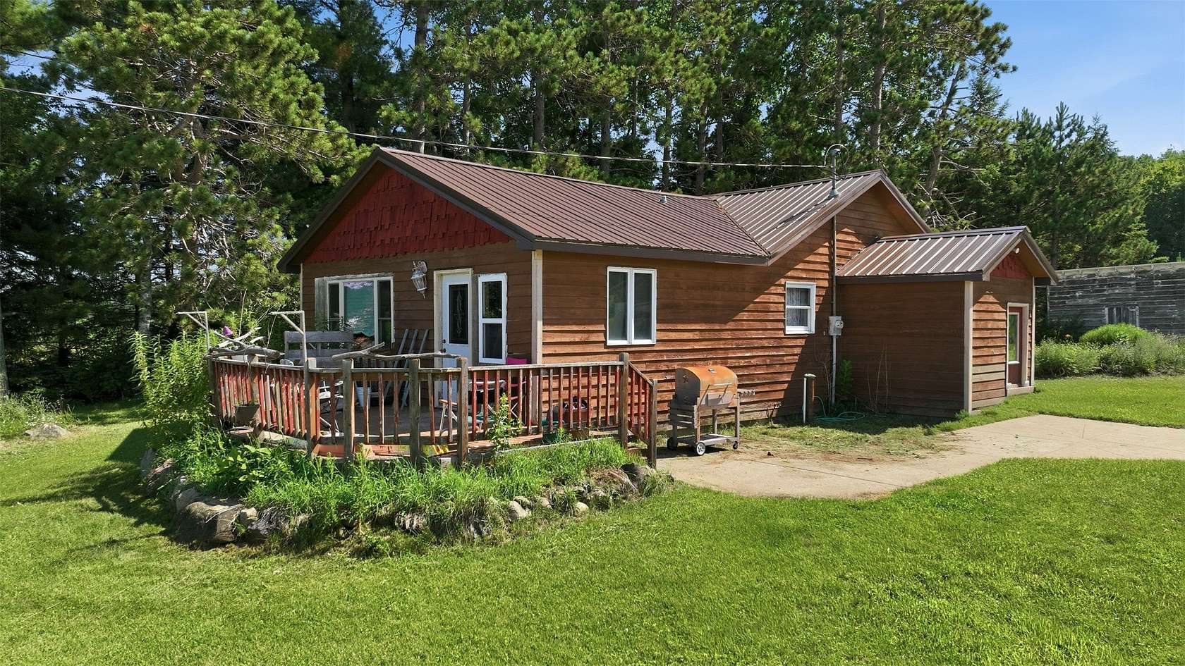 5 Acres of Land with Home for Sale in Trego, Wisconsin
