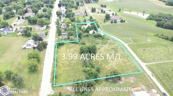 4 Acres of Residential Land for Sale in Richland, Iowa