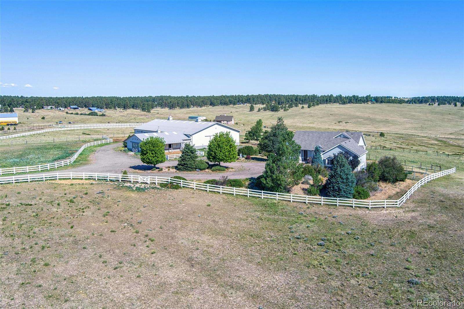 19.7 Acres of Land with Home for Sale in Elizabeth, Colorado