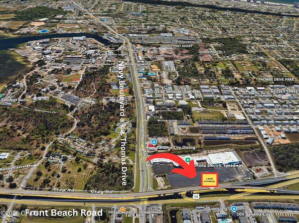1 Acre of Commercial Land for Sale in Panama City Beach, Florida