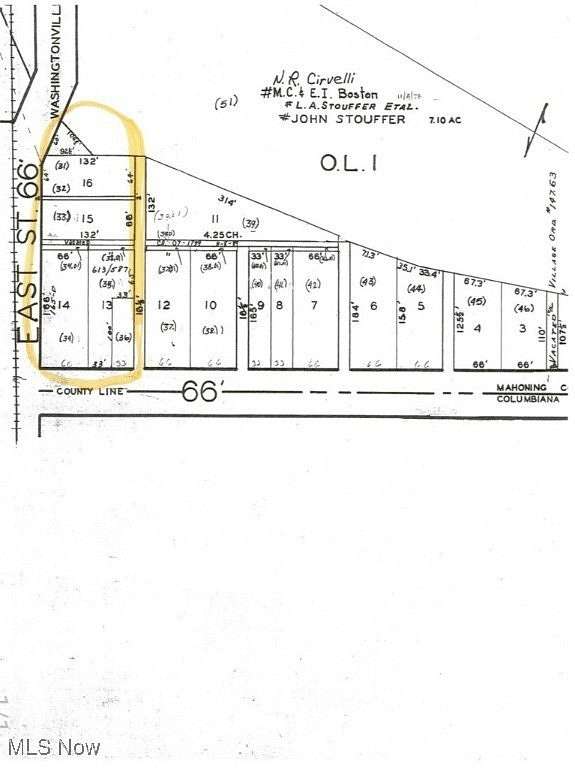 0.98 Acres of Commercial Land for Sale in Washingtonville, Ohio