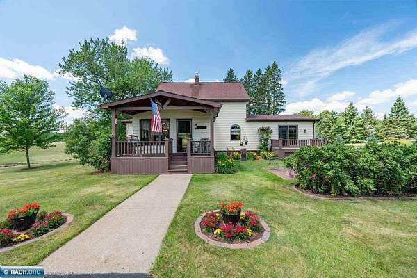 25.6 Acres of Agricultural Land with Home for Sale in Hibbing, Minnesota