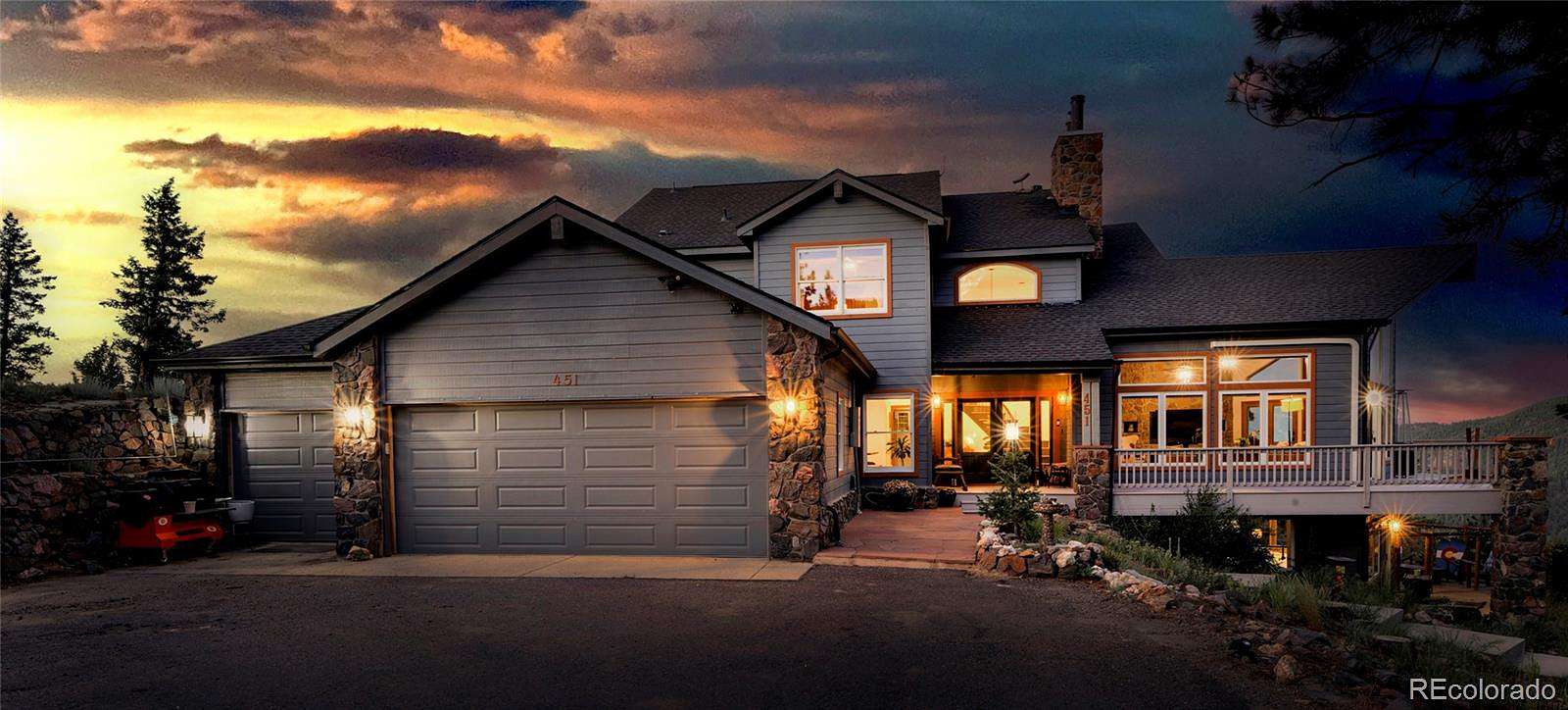 4.7 Acres of Land with Home for Sale in Evergreen, Colorado