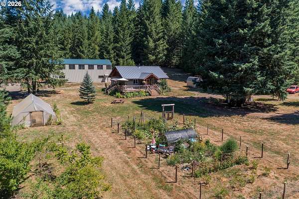 5.18 Acres of Land with Home for Sale in Walton, Oregon