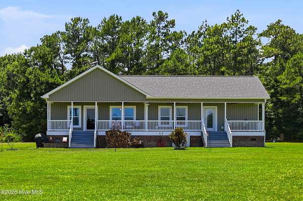 10 Acres of Land with Home for Sale in Hubert, North Carolina