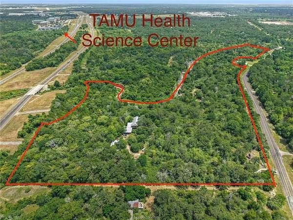 21.8 Acres of Commercial Land for Sale in Bryan, Texas