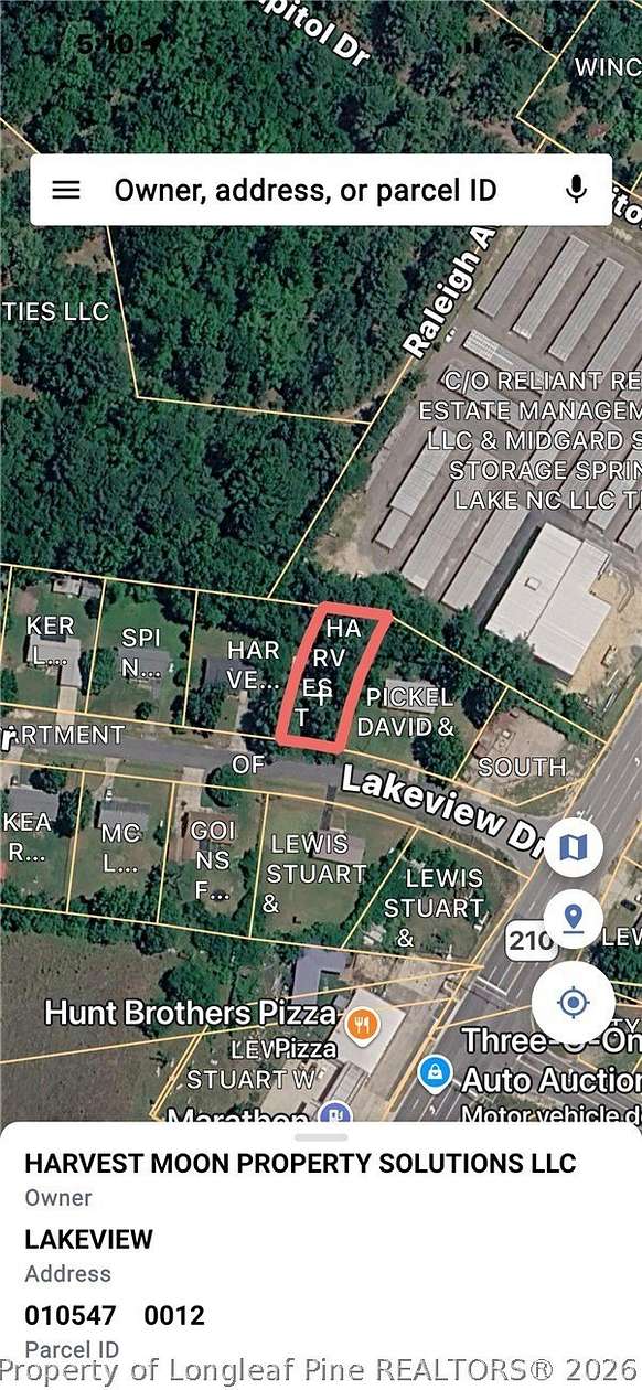 0.23 Acres of Residential Land for Sale in Spring Lake, North Carolina