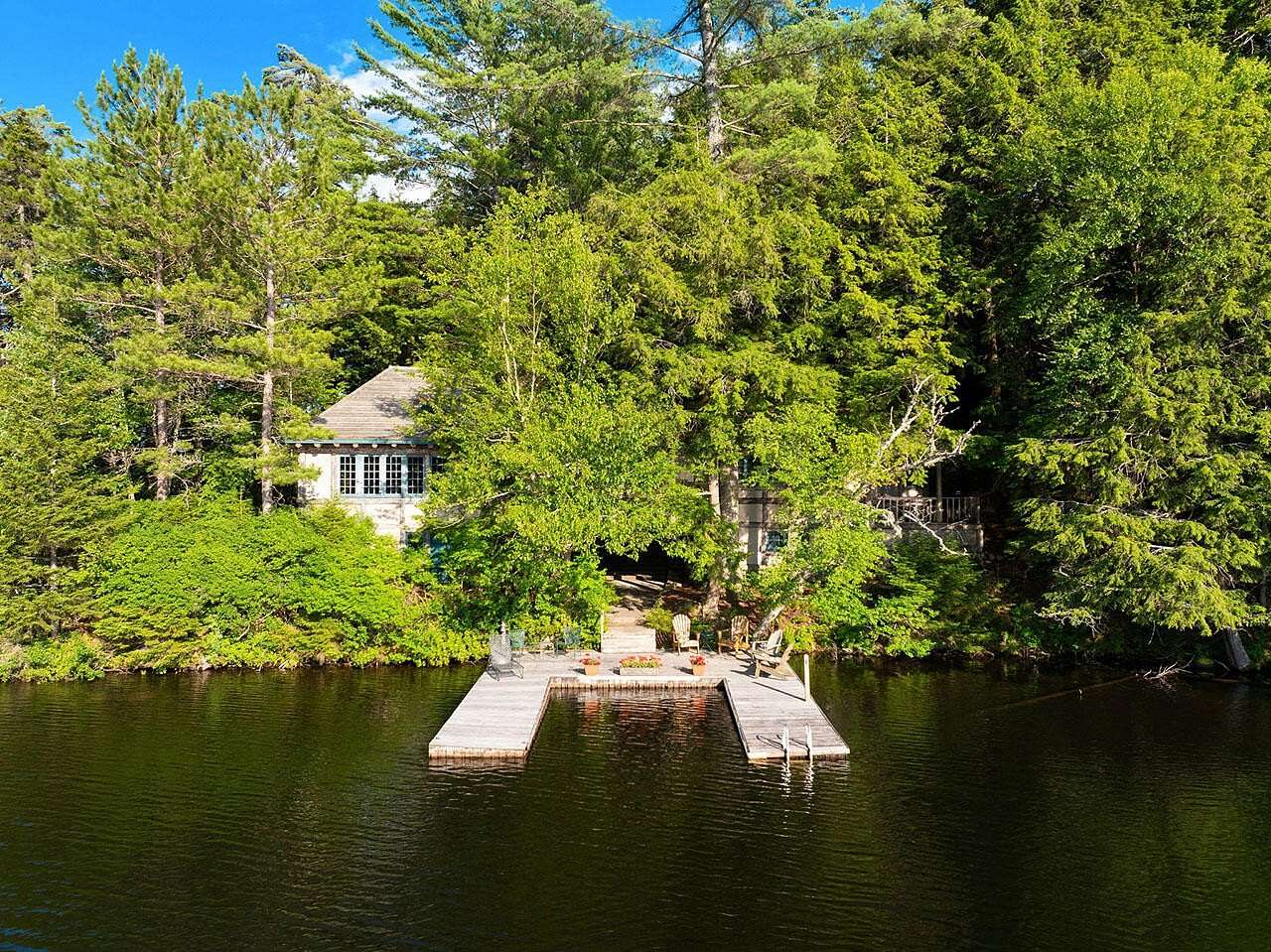 12.8 Acres of Recreational Land with Home for Sale in Lake Clear, New York