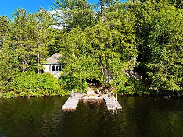 12.8 Acres of Recreational Land with Home for Sale in Lake Clear, New York