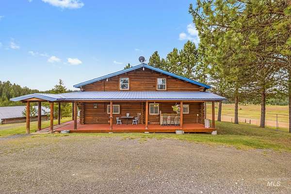 9.69 Acres of Land with Home for Sale in Elk City, Idaho