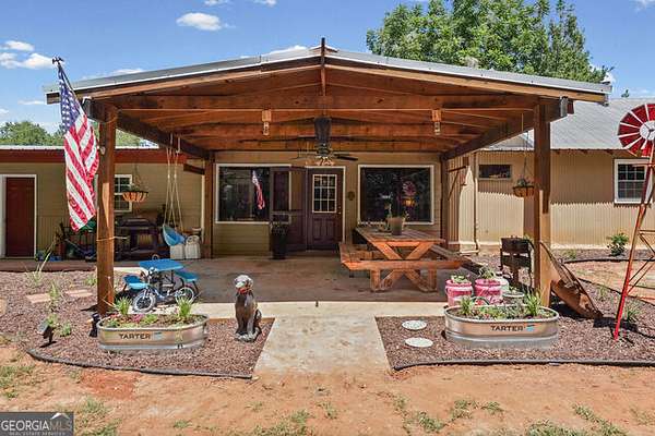 10 Acres of Recreational Land with Home for Sale in De Soto, Georgia