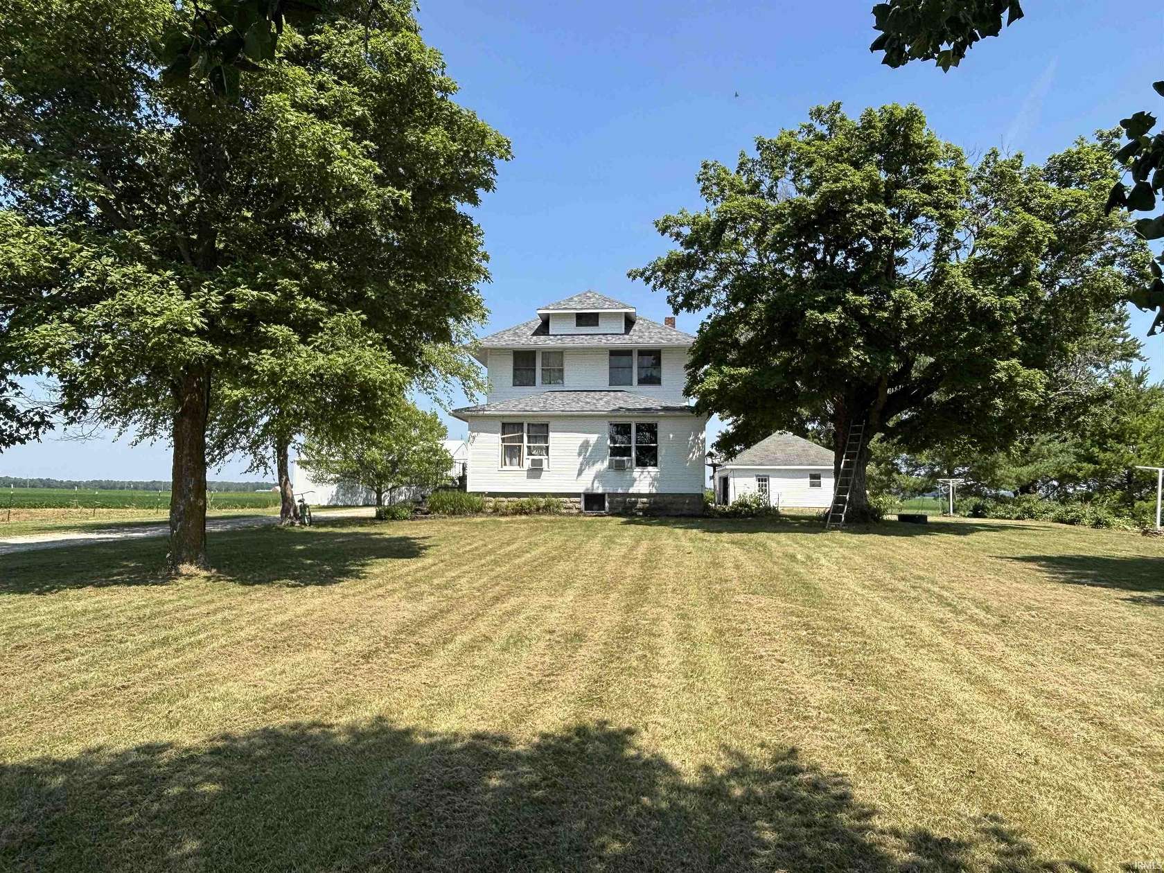 2.89 Acres of Land with Home for Sale in Huntington, Indiana