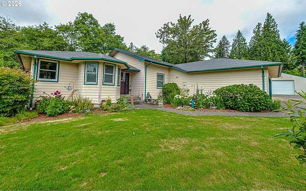 13.8 Acres of Land with Home for Sale in Rainier, Oregon