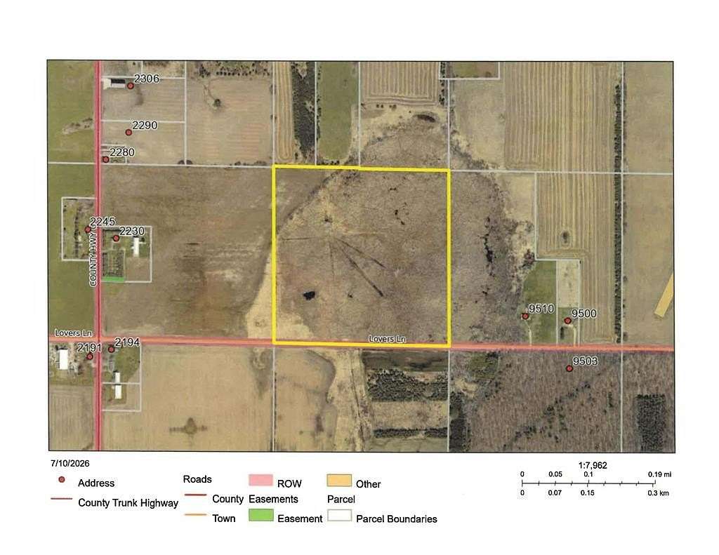 40 Acres of Recreational Land for Sale in Brussels, Wisconsin