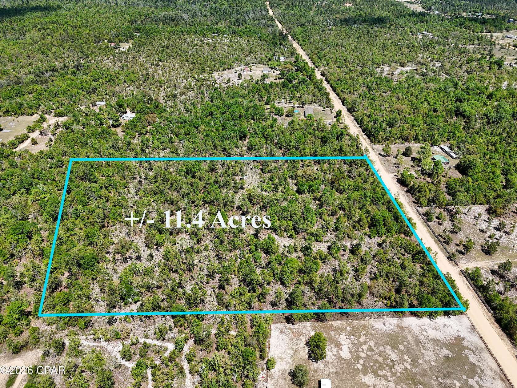11.4 Acres of Land for Sale in Fountain, Florida