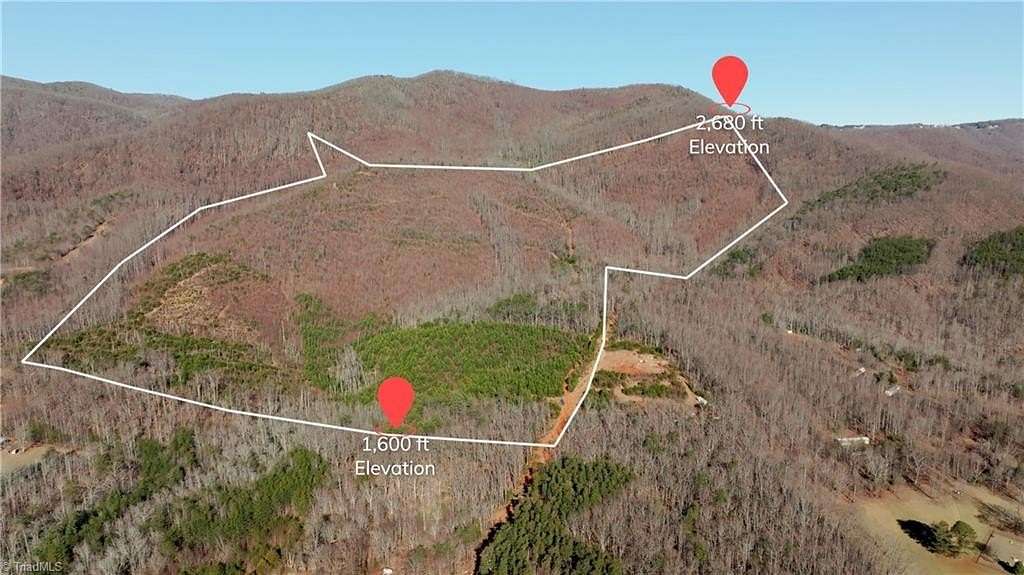 210 Acres of Recreational Land for Sale in Lambsburg, Virginia