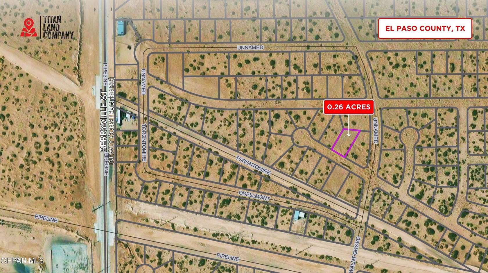 0.26 Acres of Land for Sale in El Paso, Texas