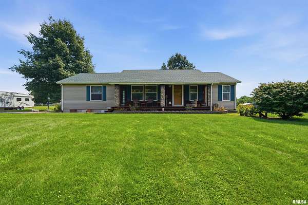 6.45 Acres of Land with Home for Sale in Brimfield, Illinois