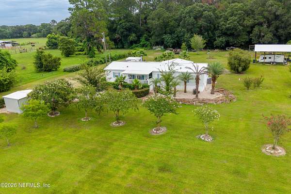 3.58 Acres of Land with Home for Sale in Starke, Florida