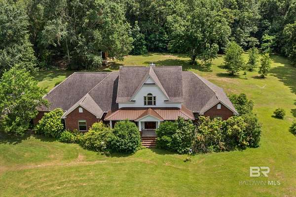 8.77 Acres of Land with Home for Sale in Fairhope, Alabama