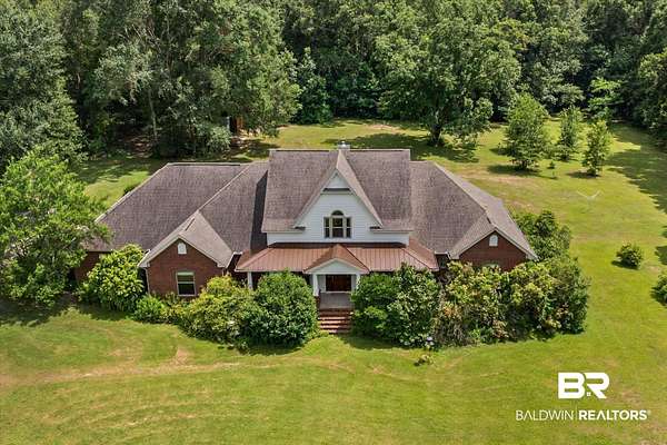 8.77 Acres of Land with Home for Sale in Fairhope, Alabama