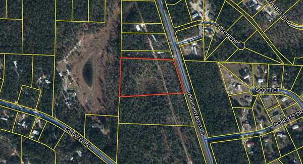 5.16 Acres of Residential Land for Sale in DeFuniak Springs, Florida