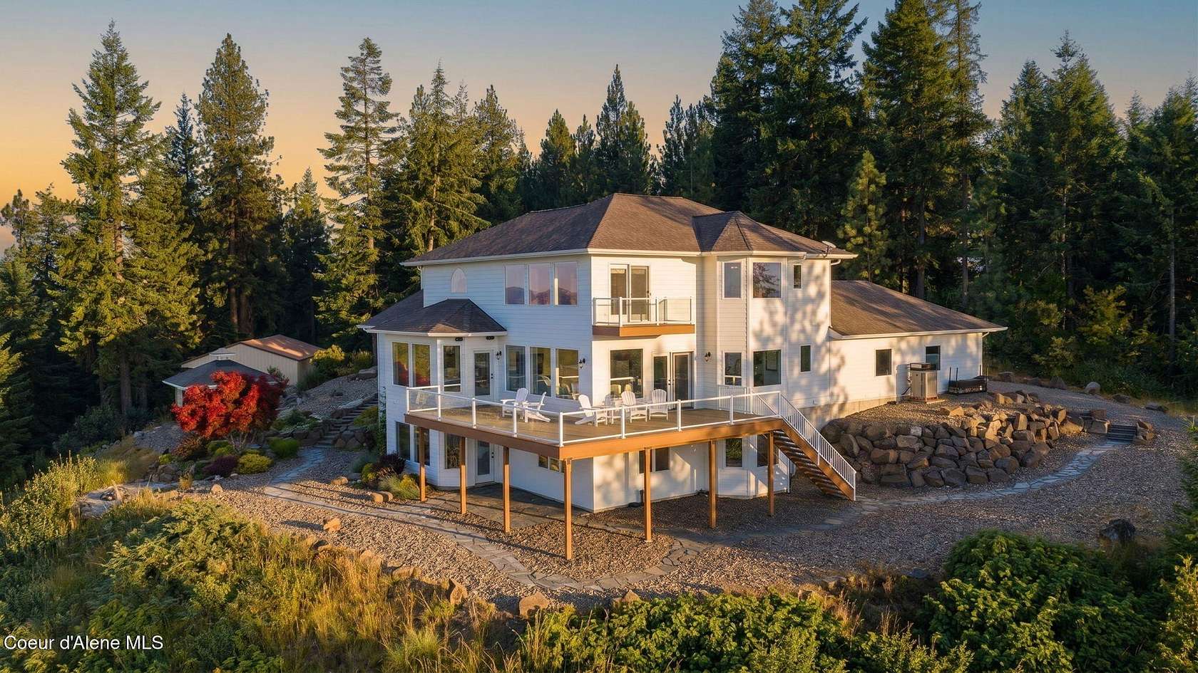 9.84 Acres of Land with Home for Sale in Coeur d'Alene, Idaho