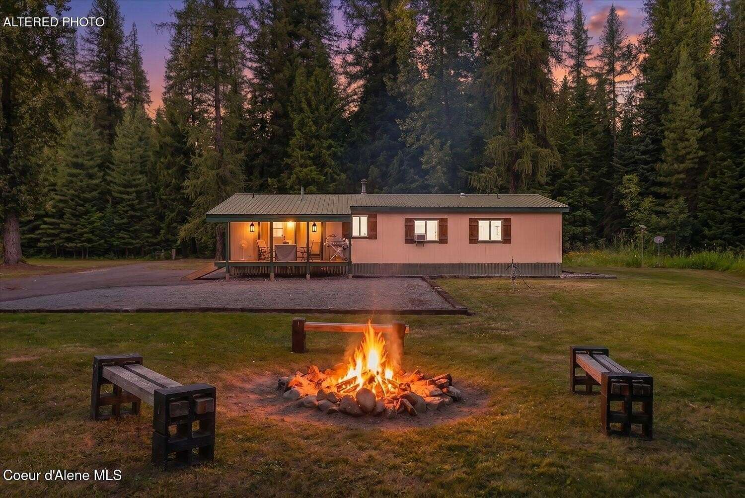 15 Acres of Recreational Land with Home for Sale in Priest River, Idaho