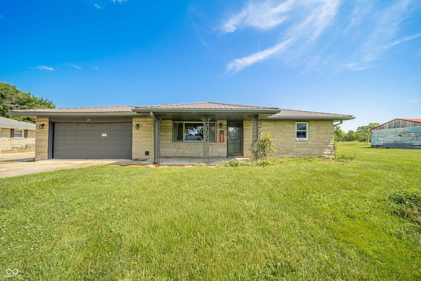 6.49 Acres of Land with Home for Sale in Markleville, Indiana